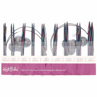 KNIT PICKS Options Foursquare Majestic Wood Interchangeable Circular Needle Set - 12cm (5″)