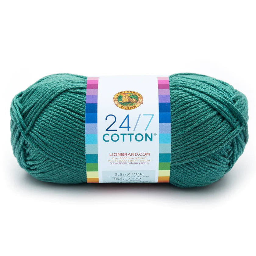 Lion Brand 24/7 Cream Cotton Undyed Yarn by Lion Brand